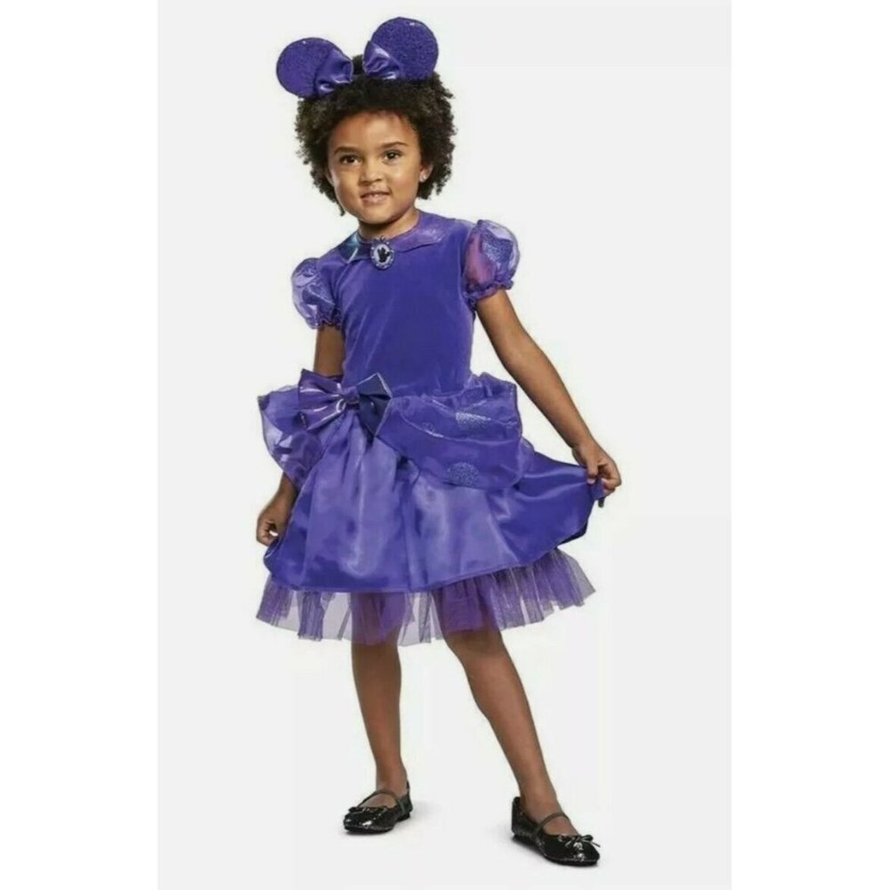 Disney Girls Minnie Mouse Purple Medium 3T-4T